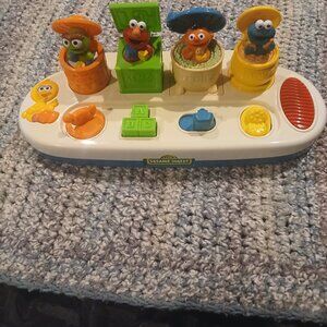 Retro Sesame Street pop up toy